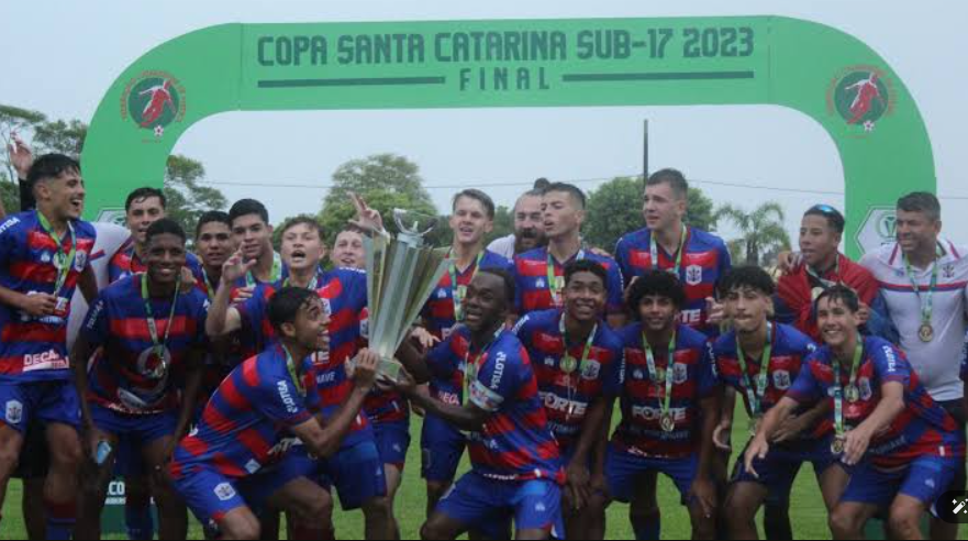 Marcílio Dias campeão da Copa SC Sub-17 2023