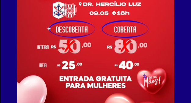 Ingressos promocionais para Marcílio Dias x Brasil de Pelotas
